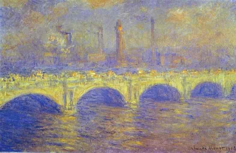 Claude Monet The Waterloo Bridge The Fog
